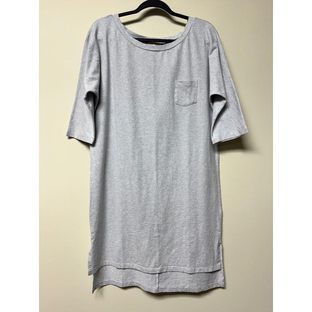 Synergy Organic Clothing Light Gray Midi Dress